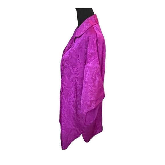 Vintage Purple VS Gold Label Pajama Top Medium Large - Picture 2 of 12